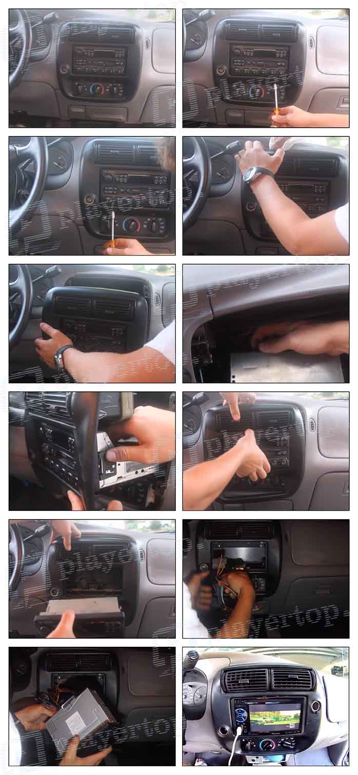 installation autoradio ford ranger